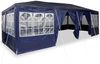 vidaXL Party-Zelt Blau 800 x 400 x 266 cm Polyethylen 42003442 Bild 3