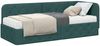 vidaXL Eckbettgestell Dunkelgrün 80 x 200 cm Stoff 3394033 Bild 3