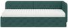 vidaXL Eckbettgestell Dunkelgrün 80 x 200 cm Stoff 3394033 Bild 5