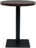 Bistrotisch MARV Rund 60x75 cm Dunkle Esche | Esstisch kleiner Tisch Cafe Gartentisch Balkontisch Outdoortisch Bild 3