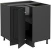 Eckunterschrank R-Line Anthrazit Landhaus 75.6 cm , AP Eiche Vicco Bild 4