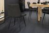 riess-ambiente Esszimmerstuhl ROADSTAR grau / schwarz - Microfaser, Metallbeine, Ziersteppung (Einzelartikel, 1 St), gepolsterter Stuhl - ideal für Küche, Esszimmer, Wohnzimmer & Büro Bild 3