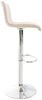 CLP 2er Set Barhocker Hover Stoff höhenverstellbar und drehbar,creme chrom Bild 5
