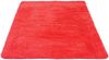 Teppich HWC-F69, Shaggy Läufer Hochflor Langflor, Stoff/Textil flauschig weich 200x140cm ~ rot Bild 2