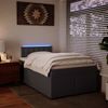 vidaXL Boxspringbett mit Matratze Grau 120x200 cm Kunstleder 3288418 Bild 5