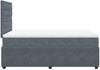 vidaXL Boxspringbett mit Matratze Dunkelgrau 120x190 cm Samt 3292299 Bild 5