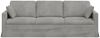 vidaXL Sofa Hellgrau 228 x 78 x 80 cm Samt 42024440 Bild 4