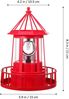 FELIXLEO LED Solarleuchte Solar LED Leuchtturm Outdoor 360° drehbar wetterfest Gartendeko Bild 2