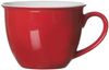 Ritzenhoff & Breker DOPPIO Milchkaffee Tasse mit Untertasse 350 ml 6er Set rot Bild 3