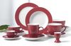 Ritzenhoff & Breker DOPPIO Milchkaffee Tasse mit Untertasse 350 ml 6er Set rot Bild 5