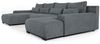 Beautysofa Ecksofa BENNY U, mit Schlaffunktion, mit Bettkasten, viele Farbvarianten Bild 3