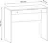 AX LIVING Kleiner Schreibtisch Raiane Home Office Schreibtisch 90 cm Bild 2