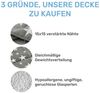 Dailydream Gewichtsdecke Kinder Therapie-Bettdecke aus Baumwolle, 2,3Kg, 90x120 cm, Motiv ABC Bild 3