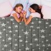 Dailydream Gewichtsdecke Kinder Therapie-Bettdecke aus Baumwolle, 2,3Kg, 90x120 cm, Motiv ABC Bild 2