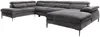 Vente-unique - SEPINA Sofa SamtStoff Grau - B 214 cm x H 75 cm x L 353 cm Bild 2