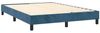 vidaXL Boxspringbett mit Matratze Dunkelblau 140x190 cm Samt 3141183 Bild 4
