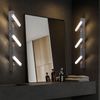 LED Wand- und Deckenleuchte, Spots beweglich, silber, H 58cm Bild 3