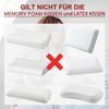 Soifox Kissenbezug 40x60 Rot 2er Set Mikrofaser Hypoallergen Bild 3