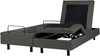 Verstellbares Bett ohne Kopfteil Stoff CASTELLAN 180 x 200 cm Dunkelgrau Bild 5