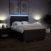 vidaXL Boxspringbett mit Matratze Dunkelbraun 140x190 cm Stoff 3294361 Bild 5