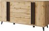 Home affaire Sideboard Helsinki, Kommode mit 2 Türen und 3 Schubladen, Breite 150 cm (1 St), Push-to-Open-Schubladen, höhenverstellbare Einlegeböden Bild 2