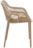 CLP Gartenstuhl Air XL 4er Set, Modern, Gestell Kunststoff, stapelbar, wetterfest,schlamm Bild 4