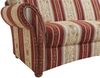 Sofa 2-Sitzer Kama Bezug Chenille Buche nussbaum dunkel / rot 21536 Bild 3