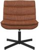 vidaXL Drehstuhl Braun 63 x 75 x 76 cm Antikes PU 42007349 Bild 2