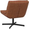 vidaXL Drehstuhl Braun 63 x 75 x 76 cm Antikes PU 42007349 Bild 4