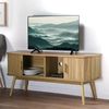 Casâme TV-Möbel 2 Schiebetüren L119 cm - ERNEST - Helles Holz Bild 2