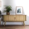 Casâme TV-Möbel 2 Schiebetüren L119 cm - ERNEST - Helles Holz Bild 4