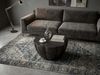 Couchtisch Aluminium 60cm Blütenform Schwarz - Runder Wohnzimmertisch - Design Sofatisch - Moderner Loungetisch - Beistelltisch Wohnzimmer Handmade Bild 5