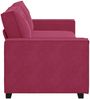 vidaXL 3-Sitzer-Sofa Weinrot 220x78x84 cm Samt 4105034 Bild 5