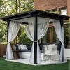 BTTO V&G Vorhang Moskitonetz,Outdoor Vorhang,DIY Größe (1 St), transparent, Insektenschutz,für Garten Balkon Patio Porch Pool Wohnzimme Bild 3