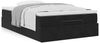 vidaXL Ottoman-Bett mit Matratze Schwarz 120x200 cm Samt 3311179 Bild 4