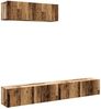 vidaXL TV-Wandschränke 3 Stk. Altholz-Optik 100x30x30 cm Holzwerkstoff 3329007 Bild 2