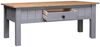 vidaXL Couchtisch Grau 100x60x43,5 cm Massivholz Panama-Kiefer 282683 Bild 4