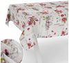 ANRO Tischdecke mit Blumen Botanik aus Stoff Tischwäsche mit Beschichtung Tischtuch (Einzelstück 1-tlg), auch als Gartentischdecke - mit Schutzschicht Bild 2