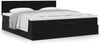 vidaXL Ottoman-Bett mit Matratze Schwarz 200x200 cm Samt 3311725 Bild 5