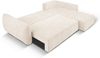 Micadoni Ecksofa Kaelle 4-Sitzer mit Schlaffunktion Rechts Chenille Helles Beige Bild 5