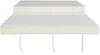 Vente-unique - PARTY Matratze Stoff Weiß - B 140 cm x H 12 cm x L 190 cm Bild 4
