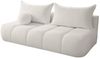 Schlafsofa Designersofa Sofa 3-Sitzer ANZIA in Stoff Ascot Bukla Bernstein Bild 5