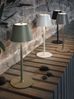 casa NOVA Tischleuchte LED AKKU DH 12x31 cm beige Tischlampe Klemmleuchte Schreibtischleuchte Schreibtischlampe Bild 2