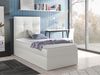 Boxspringbett 'Minvan 2' links, weiß, 100x200 cm Bild 2