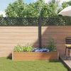 vidaXL Hochbeet Hellbraun 195 x 50 x 36 cm Verzinkter Stahl 42017344 Bild 4