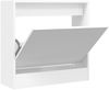 vidaXL Schuhschrank Weiß 60x21x57 cm Holzwerkstoff 839882 Bild 2