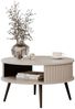 Lookway Couchtisch IVY Runder Sofatisch mit Ablage (1 Tisch), Durchmesser: ⌀ 76 cm Bild 5