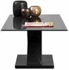 Couchtisch >Tara< in schwarz, Metalls/MDF/Glas - 122x46x61cm (BxHxT) Bild 4