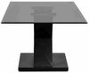 Couchtisch >Tara< in schwarz, Metalls/MDF/Glas - 122x46x61cm (BxHxT) Bild 3