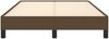 vidaXL Bettgestell ohne Matratze Dunkelbraun 120x190 cm Stoff 379485 Bild 5
